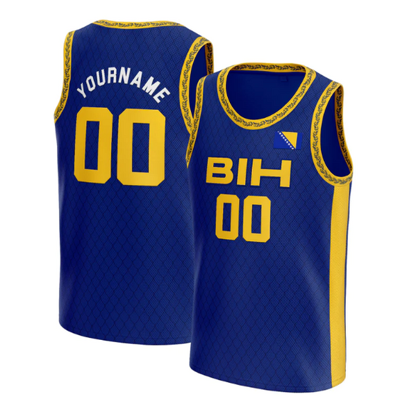 Bosnia Custom Basketball Jersey