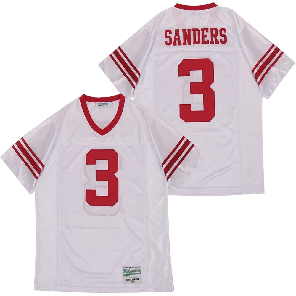 Barry Sanders Wichita High School Football Jersey