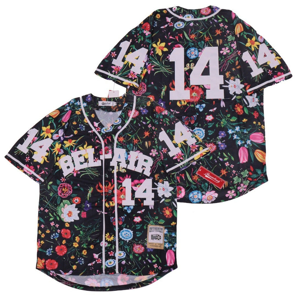 Bel Air Floral Baseball Jersey