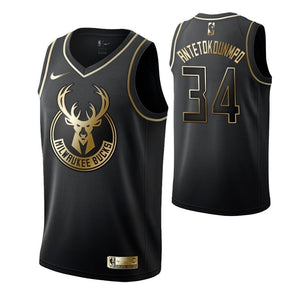 Giannis Antetokounmpo Gold Edition Jersey