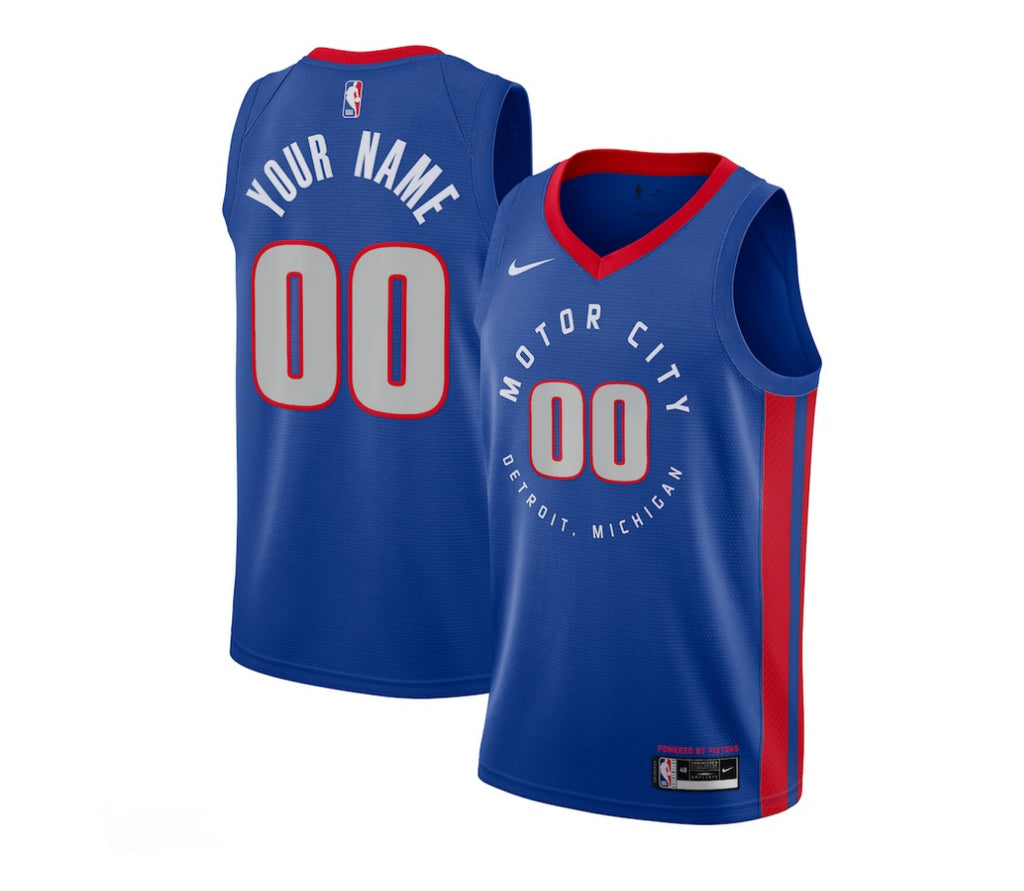 Custom Pistons Jersey