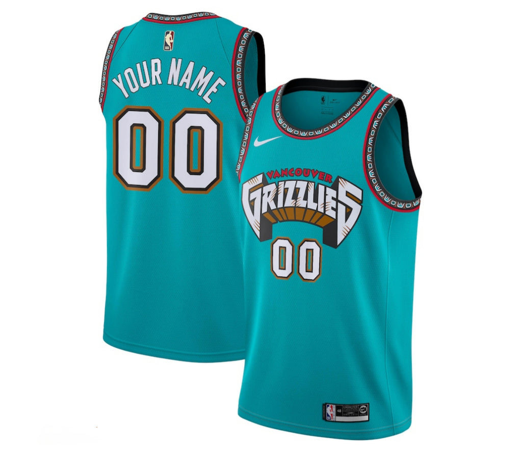 Custom Grizzlies Jersey