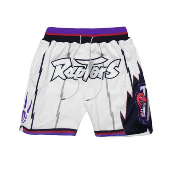 Toronto Raptors Classics Shorts (White)