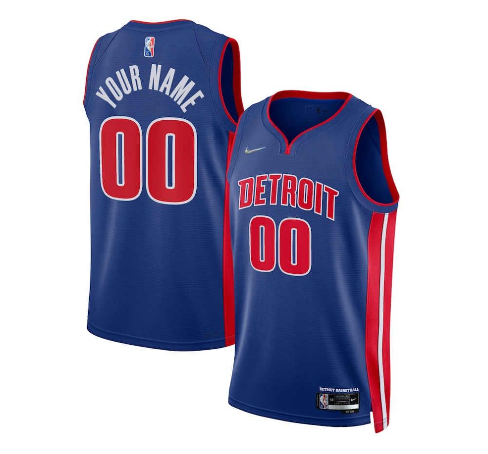 Custom Pistons Jersey