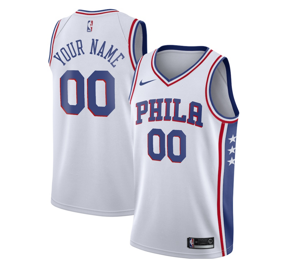 Custom 76ers Jersey