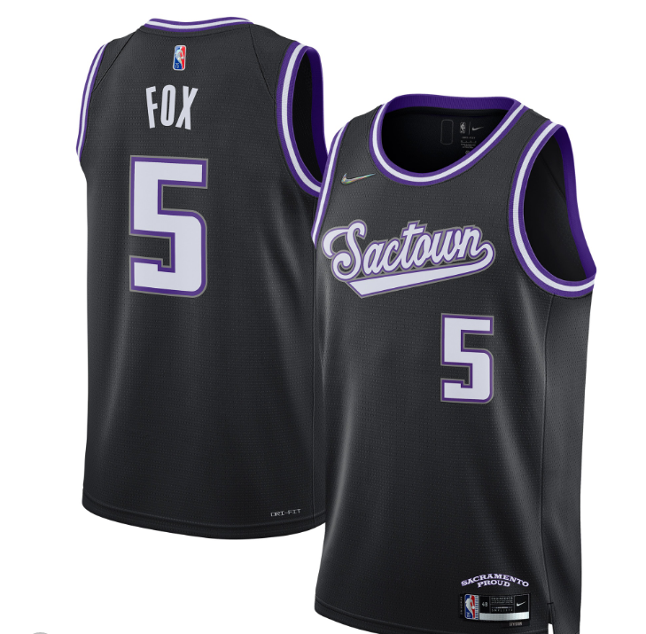 De’Aaron Fox City Jersey